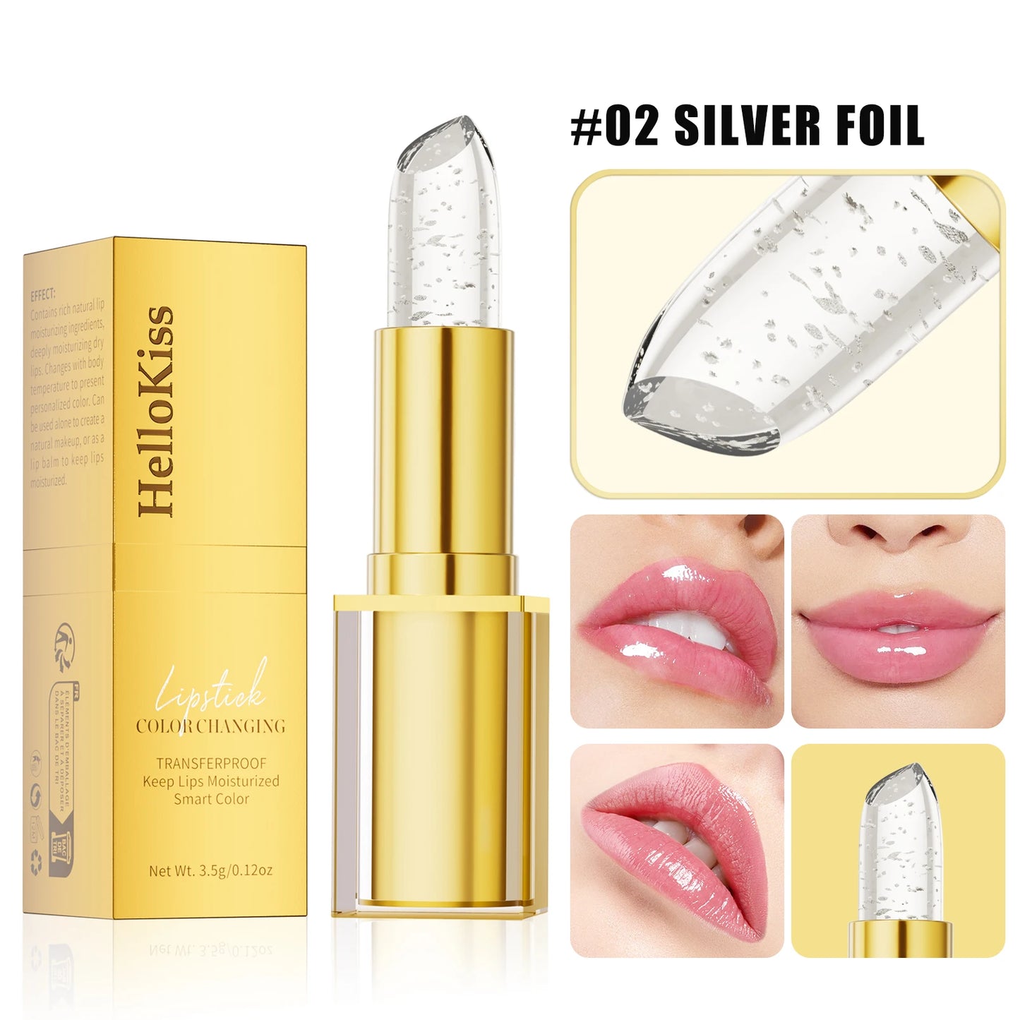 Crystal Bloom Color-Changing Lipstick