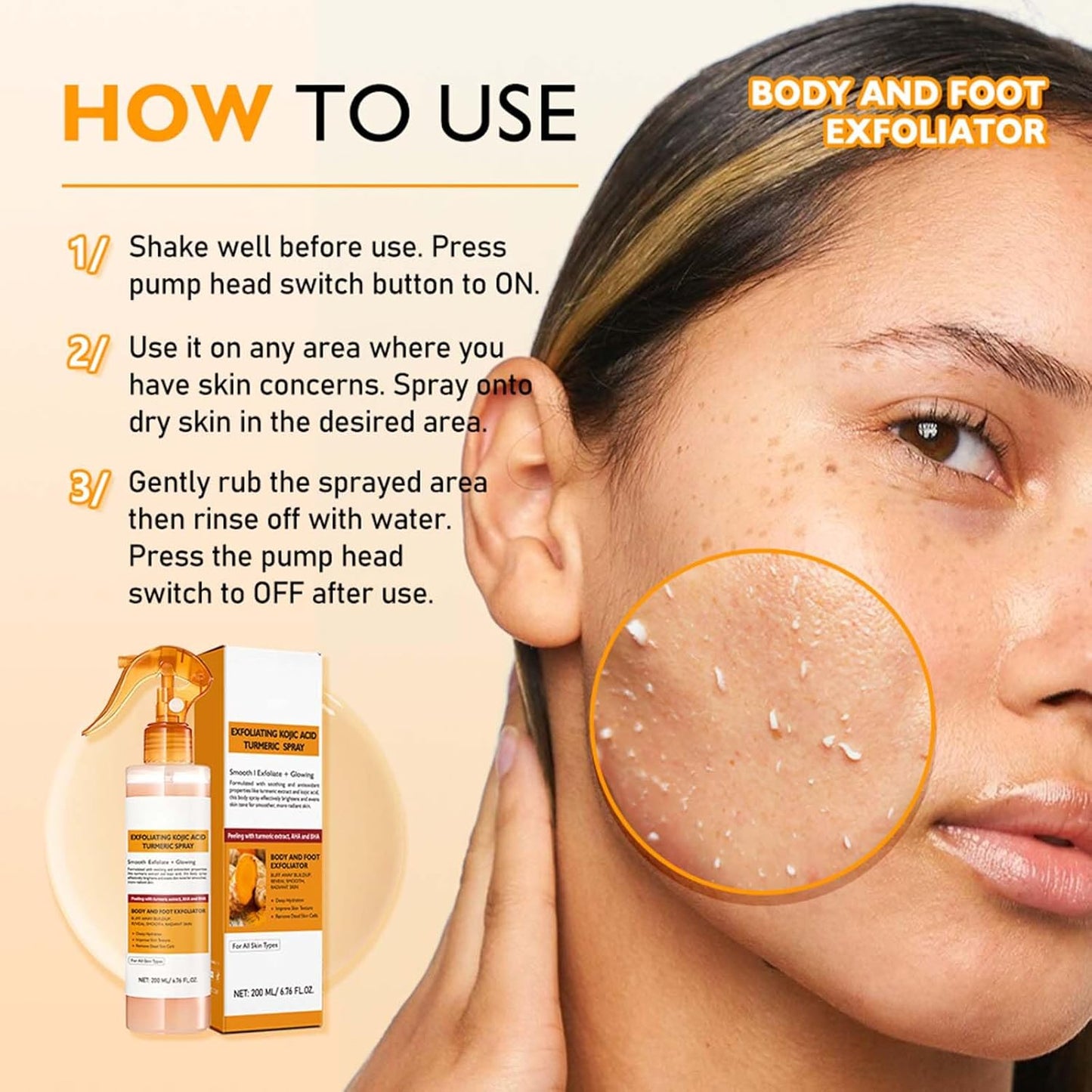 Exfoliating Kojic Acid Turmeric Mist