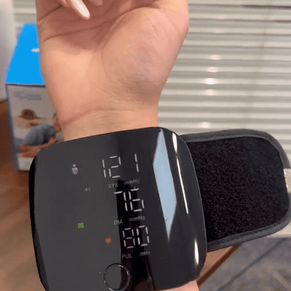 Smart Wrist Blood Pressure Monitor