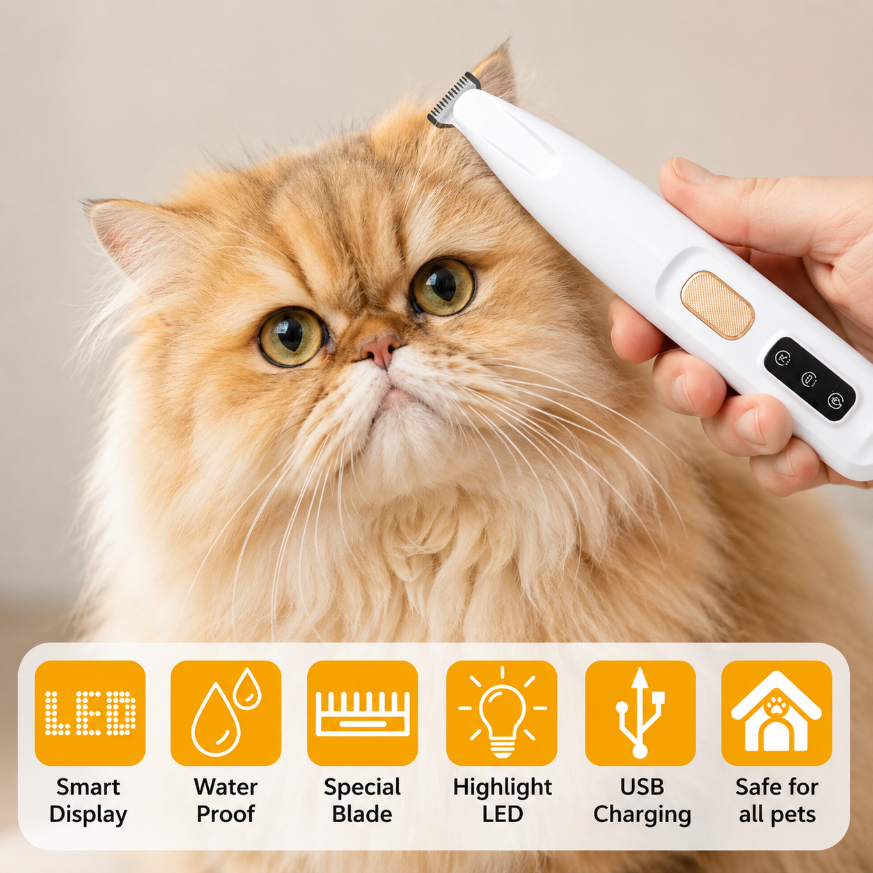 FurEase Pet Grooming Trimmer