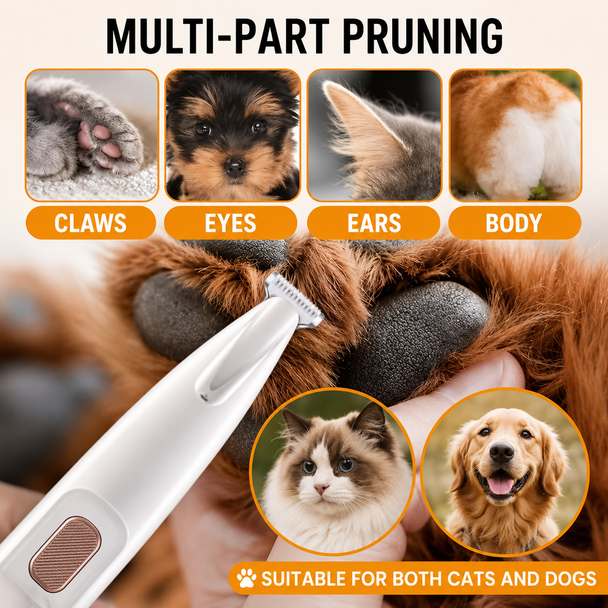 FurEase Pet Grooming Trimmer