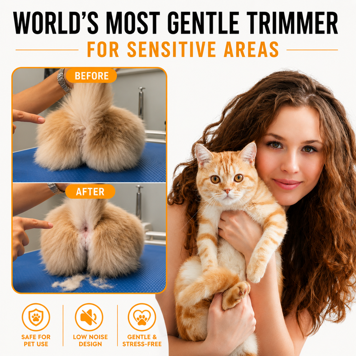 FurEase Pet Grooming Trimmer