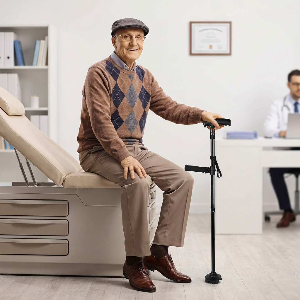 Premium Mobility Cane with LED Light