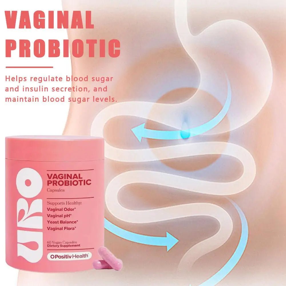 Woman Capsules Probiotic Vitamins Supports Healthy 60 Capsules Dietary Supplement Yeast Balance Positive Health Positive Health