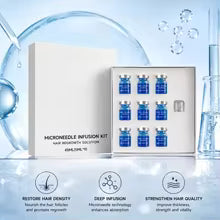 Microneedle Hair Regrowth Kit Solution Scalp Nourishing Serum For Hair Health Maintenance Needle Head Use Scalp Care Kit