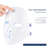 RadiantGlow™ LED Facial Therapy Mask