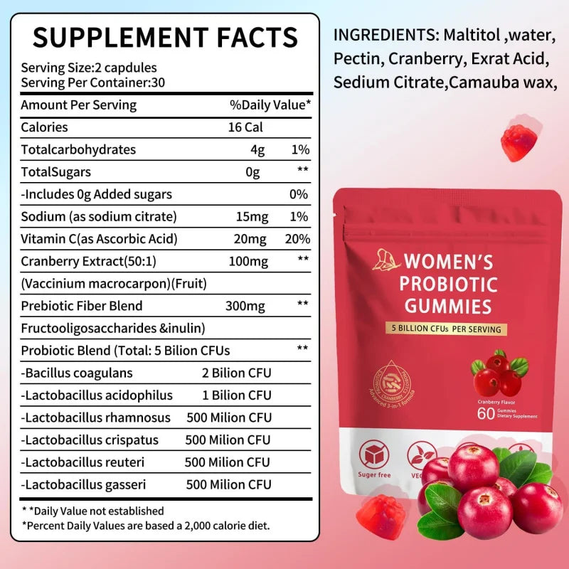 Woman  Health Probiotic Gummies