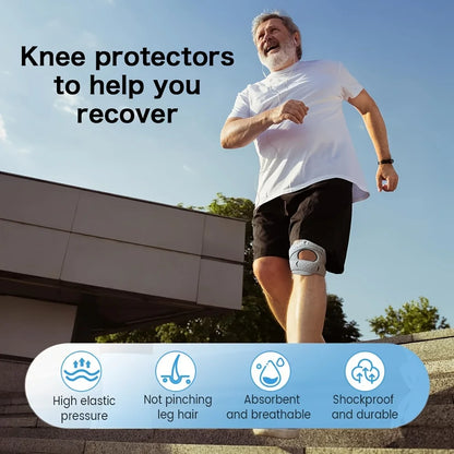 Adjustable Patella Knee Support Brace Breathable Perforated  Knee Stabilizer Anti-Slip Compression Knee Pad for Running Hiking - AliExpress