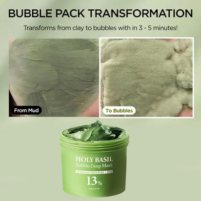 Korean Revitalizing Holy Basil Bubble Mask