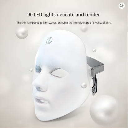 RadiantGlow™ LED Facial Therapy Mask