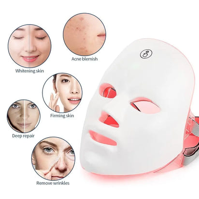 RadiantGlow™ LED Facial Therapy Mask