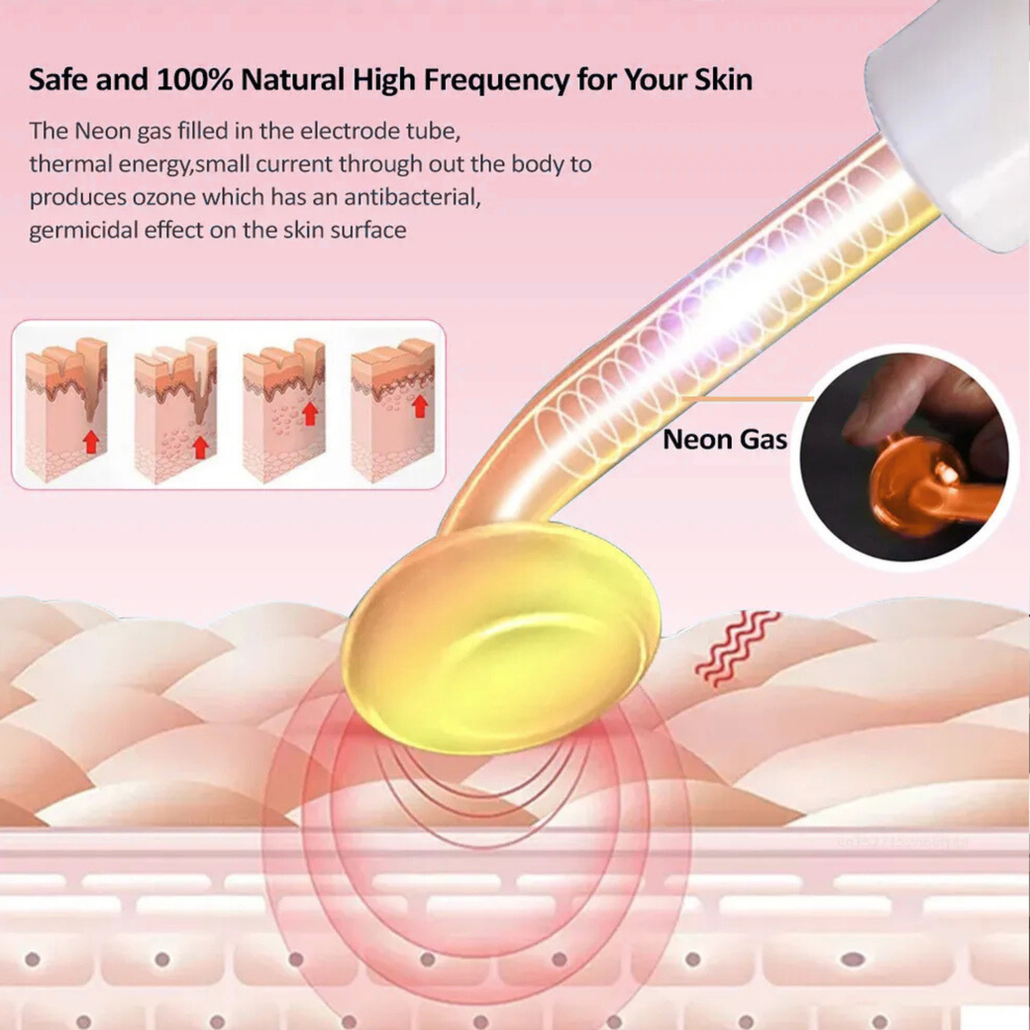 Radiant Glow Electrotherapy Wand