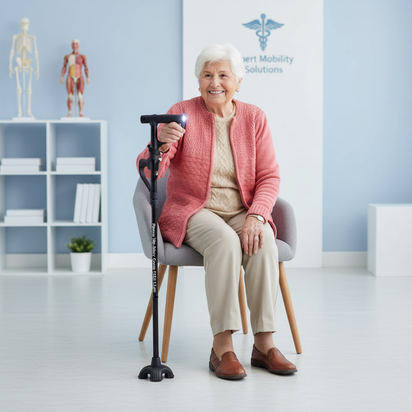 Premium Mobility Cane with LED Light